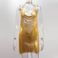 Metallic Sequined Dress