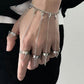 Pink Chain Hand Harness