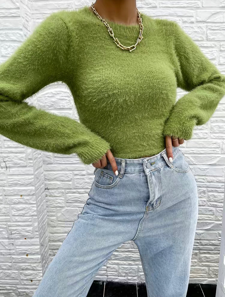 Fuzzy Knit Sweater