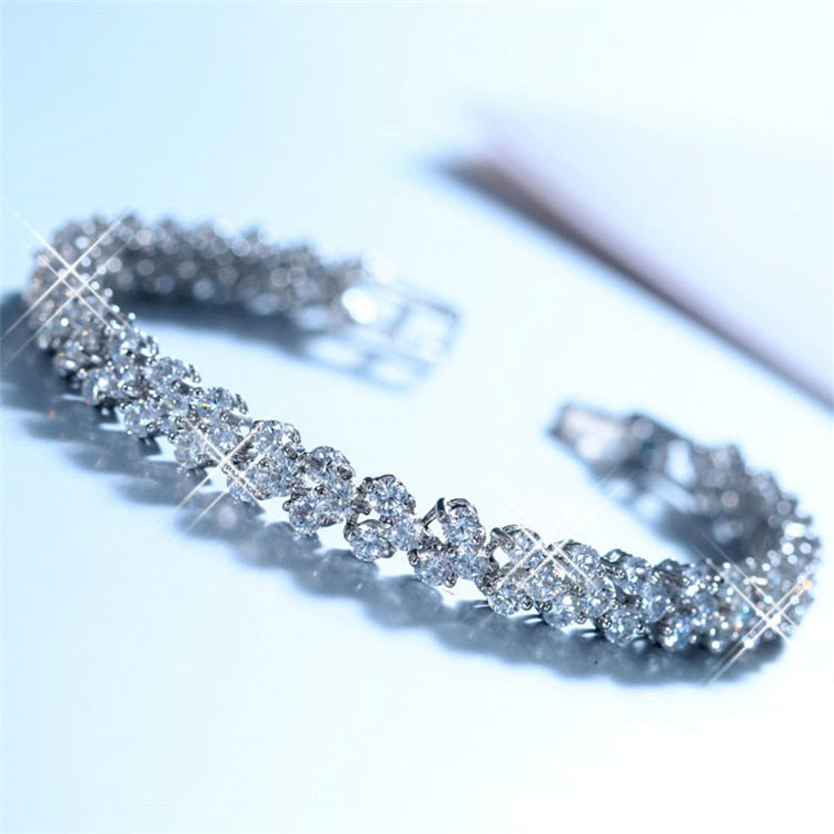 Luxury Roma 18cm Silver Bracelet