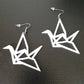 Paper Crane Earrings