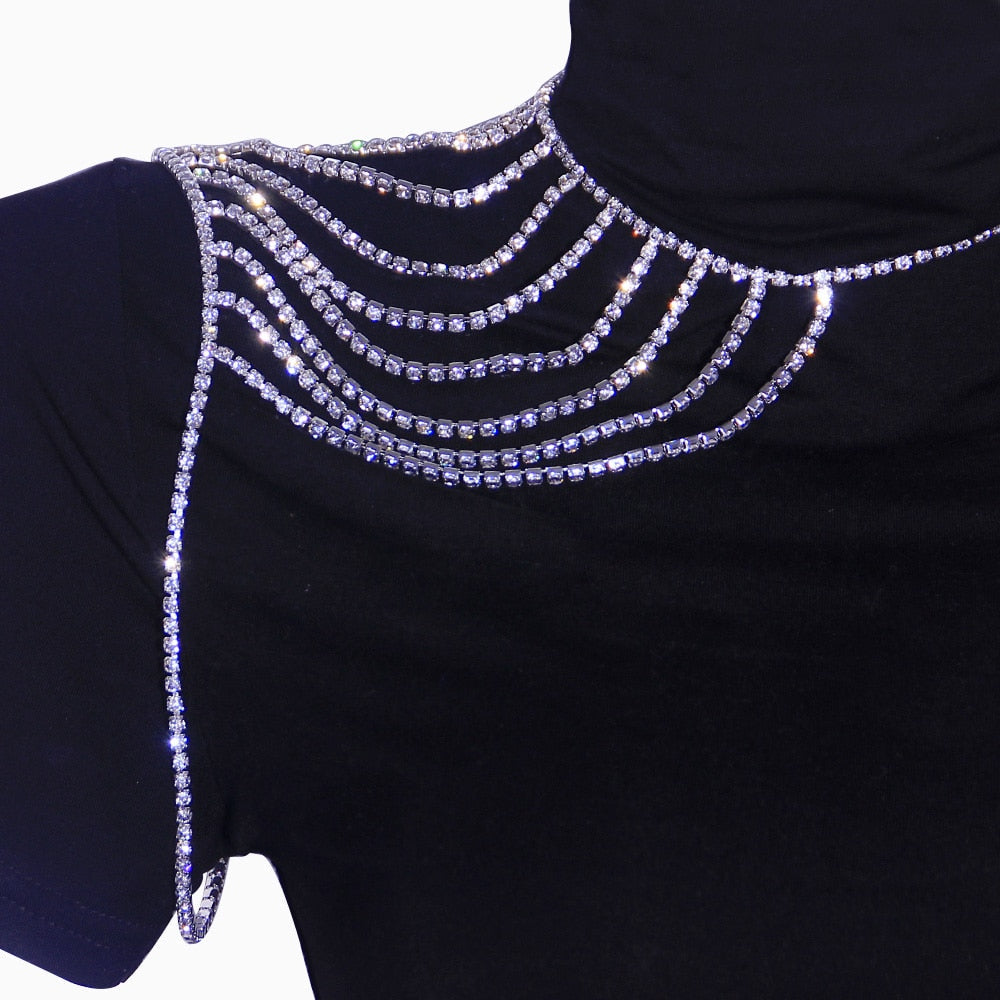 Rhinestone Handmade Shoulder Chain