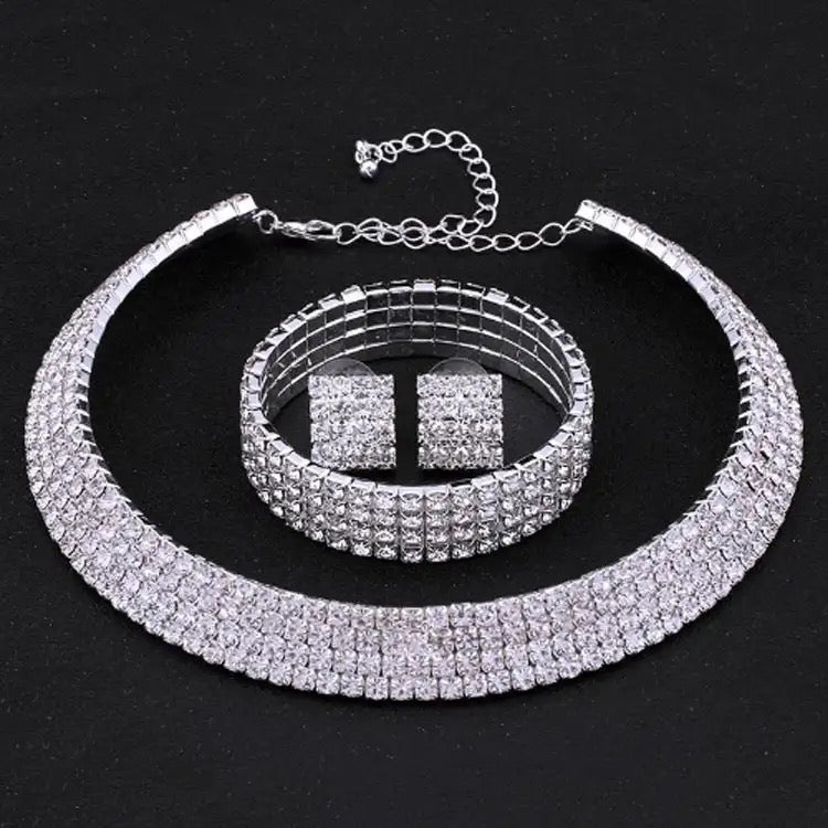 Luxury Crystal Jewelry Set