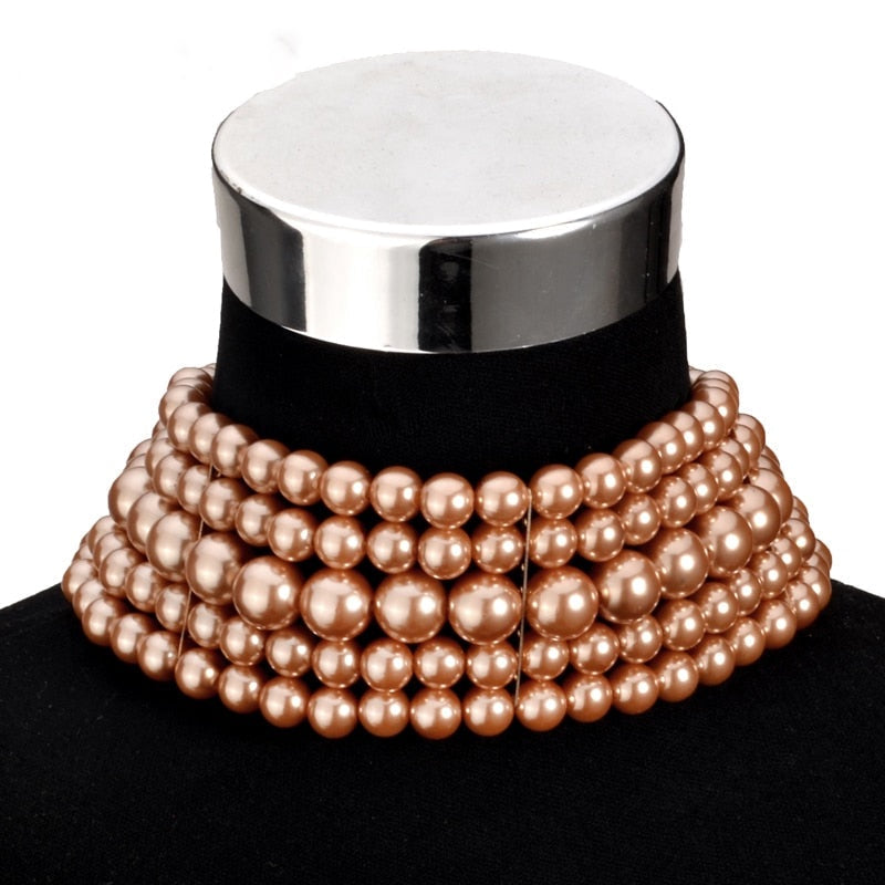Pearl Choker Necklace