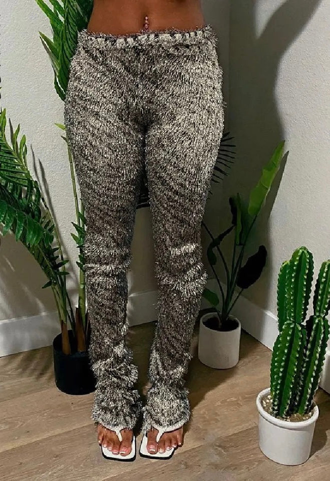 Furry Zebra Pants