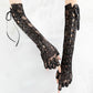 Lace Up Fingerless Gloves