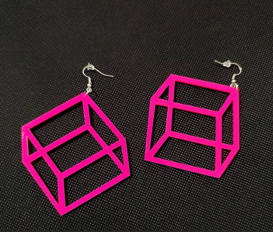 Cube Dangle Earrings
