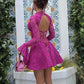 Lace Floral Corset Dress