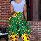 African Print Wide Legged Pants